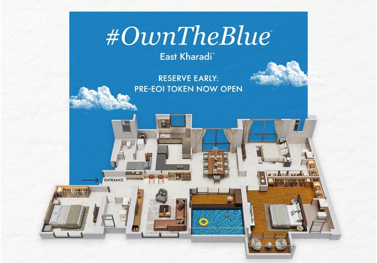 Master Plan, kharadi 4 Bedroom 2030 Sq.Ft. Apartment In Kharadi Pune 9320990