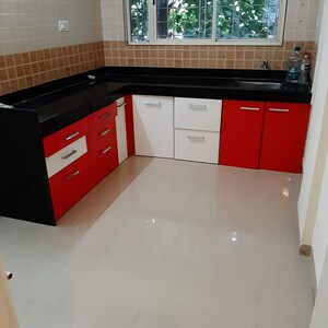 Kitchen in 1 BHK Apartment at Borate Jijai Nagari, Kothrud – for Rent