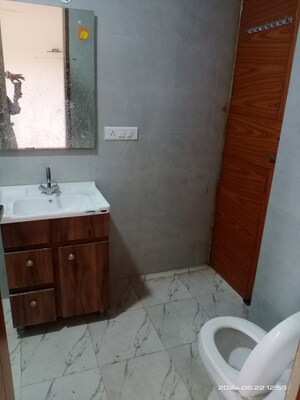 Bathroom in 3 BHK Builder Floor at Vasant Kunj – for Rent