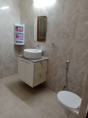 Bathroom in 4 BHK Builder Floor at Vasant Kunj – for Rent