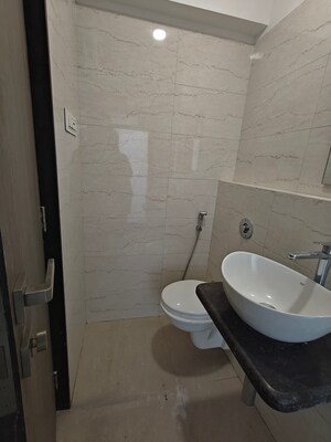 Bathroom in 1 BHK Apartment at Juhu Scheme, Juhu – for Rent