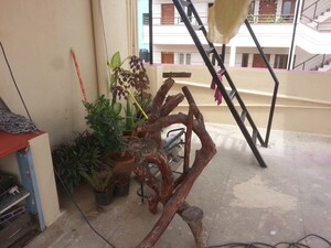 Staircase in 1 RK Independent House at Rt Nagar – for Rent