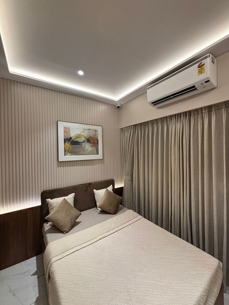 Bedroom, happy-valley 2 Bedroom 680 Sq.Ft. Apartment In Manpada Thane 9321344