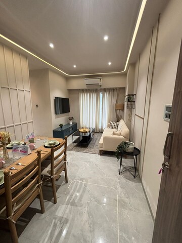 Kitchen in 2 BHK Apartment at Happy Valley, Manpada – for Rent
