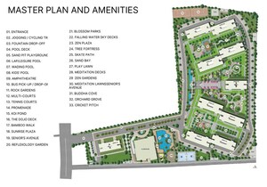Master Plan in 2 BHK Apartment at Sobha Dream Gardens, Thanisandra Main Road – for Rent