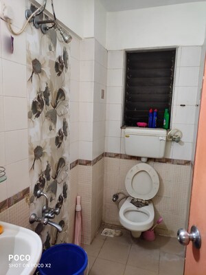 Bathroom in 2.5 BHK Apartment at Manavsthal Heights, Andheri East – for Rent