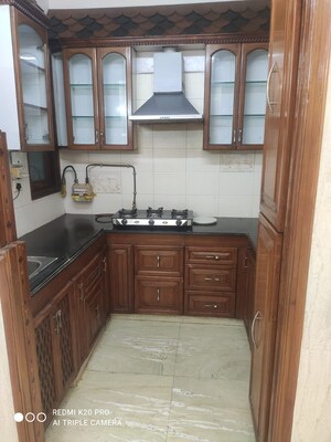 Kitchen in 1 BHK Builder Floor at Lajpat Nagar – for Rent