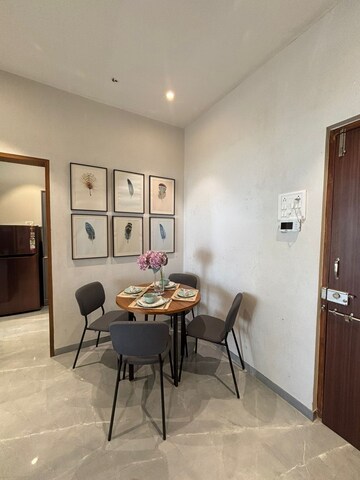 Living Room in 1 BHK Apartment at Happy Valley, Manpada – for Rent