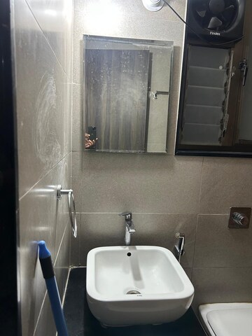 Bathroom in 1 BHK Apartment at Paranjape Blue Ridge, Hinjewadi – for Rent