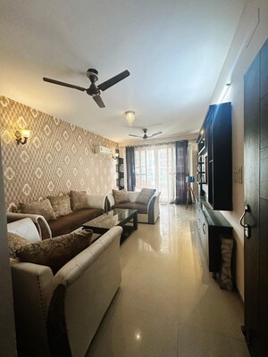 Living Room in 3 BHK Apartment at NK Savitry Enclave, Vip Road – for Rent