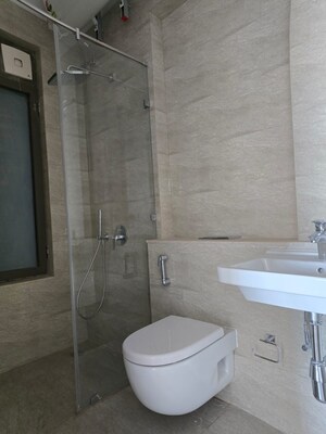 Bathroom in 2 BHK Apartment at Adani Ten BKC, Bandra East – for Rent