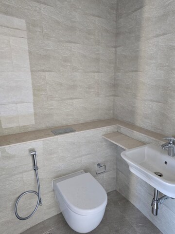 Bathroom in 2 BHK Apartment at Adani Ten BKC, Bandra East – for Rent