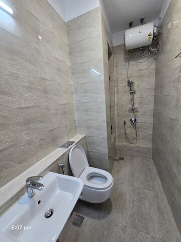 Bathroom in 3 BHK Apartment at Adani Ten BKC, Bandra East – for Rent