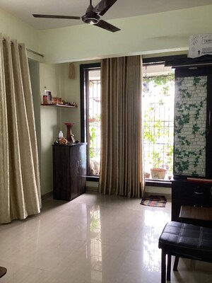 Living Room in 1 BHK Apartment at Shree Rajal Garden, Kopar Khairane – for Sale