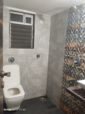 Bathroom in 2 BHK Apartment at Sahajanand Arista, Goregaon West – for Rent