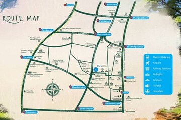  Plot – Map Location View at Ottiambakkam - for Sale