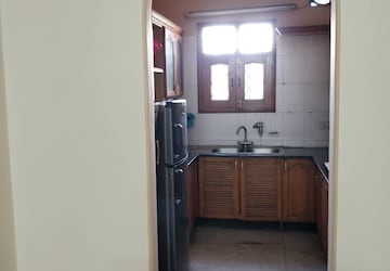 Kitchen in 2 BHK Builder Floor at Lajpat Nagar – for Rent