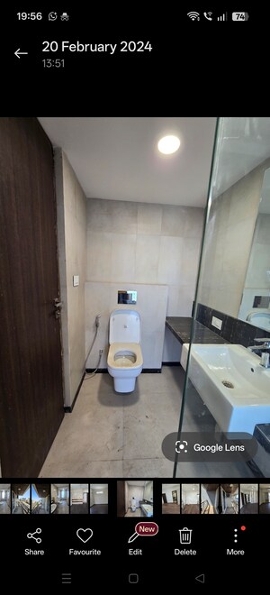 Bathroom in 4 BHK Apartment at Dheeraj Insignia, Bandra East – for Rent