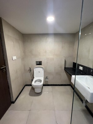 Bathroom in 5 BHK Apartment at Dheeraj Insignia, Bandra East – for Rent