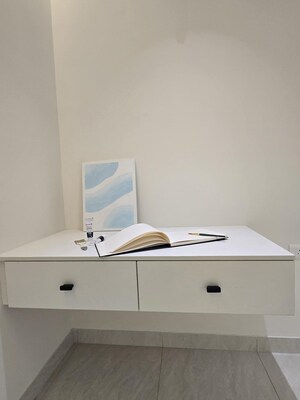 Bathroom in 3 BHK Apartment at Rajapushpa Provincia, Narsingi – for Rent