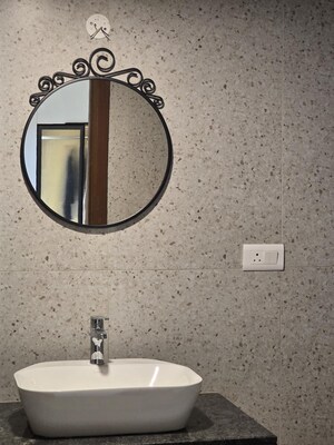 Bathroom in 3 BHK Apartment at Rajapushpa Provincia, Narsingi – for Rent