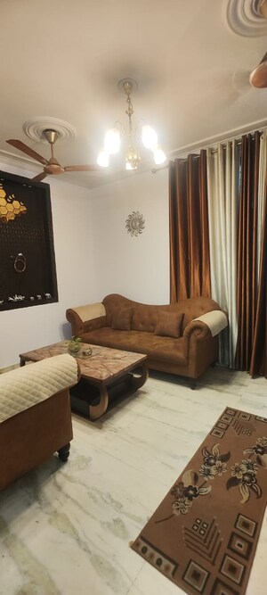 Living Room in 2 BHK Builder Floor at Malviya Nagar – for Rent