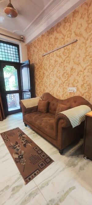Living Room in 2 BHK Builder Floor at Malviya Nagar – for Rent