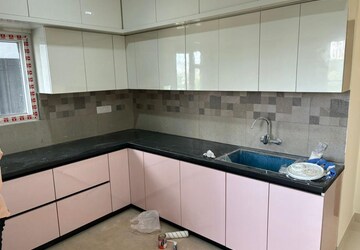 Kitchen in 3 BHK Apartment at Rajapushpa Provincia, Narsingi – for Rent
