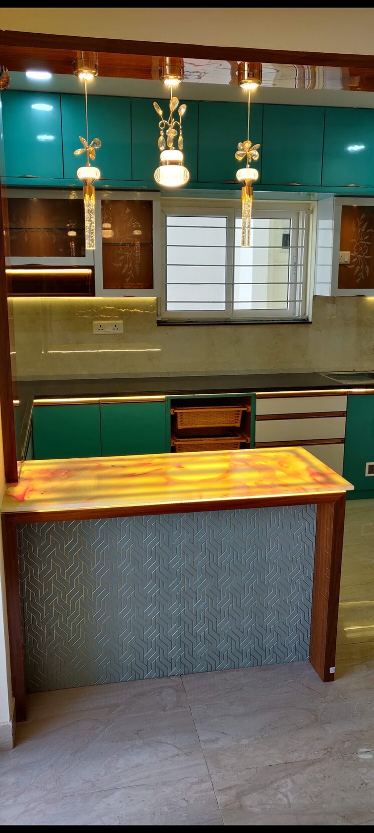 Kitchen, kondapur 3 Bedroom 2200 Sq.Ft. Builder Floor In Kondapur Hyderabad 9321977