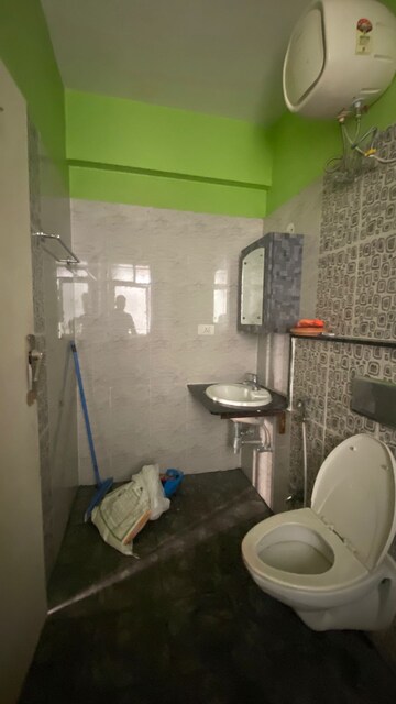 Bathroom in 3 BHK Apartment at Salarpuria Silveroak Estate, Rajarhat – for Rent