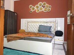 Bedroom in 3 BHK Builder Floor at Chittaranjan Park – for Sale