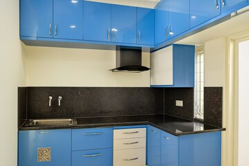 Kitchen in 3 BHK Builder Floor at Kondapur – for Rent