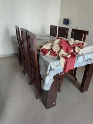 Dining area in 3 BHK Apartment at JM Aroma, Sector 75 – for Rent