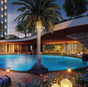 Swimming Pool in 1 BHK Apartment at Runwal Lands End, Kolshet – for Sale
