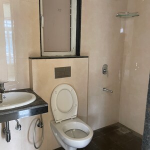 Bathroom in 1 BHK Apartment at Kanakia Spaces Zen World, Datar Colony – for Rent