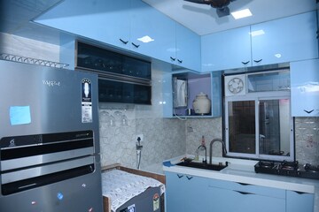 Kitchen in 1 BHK Apartment at Jilani Height, Lbs Marg – for Rent