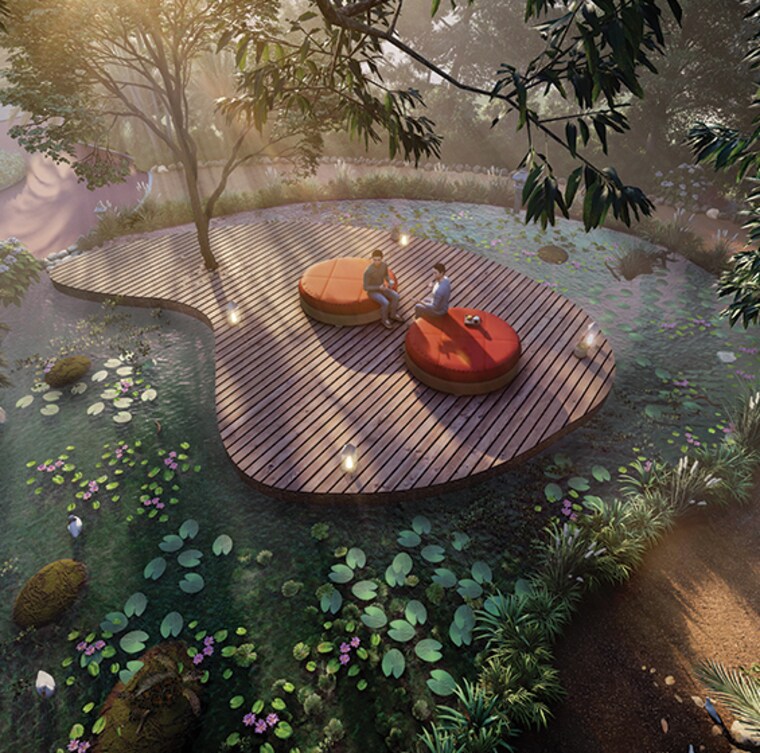 Swimming Pool, runwal-lands-end 1 Bedroom 445 Sq.Ft. Apartment In Kolshet Thane 9322096