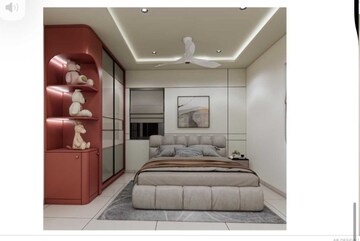 Bedroom in 3 BHK Apartment at Rajapushpa Provincia, Narsingi – for Rent