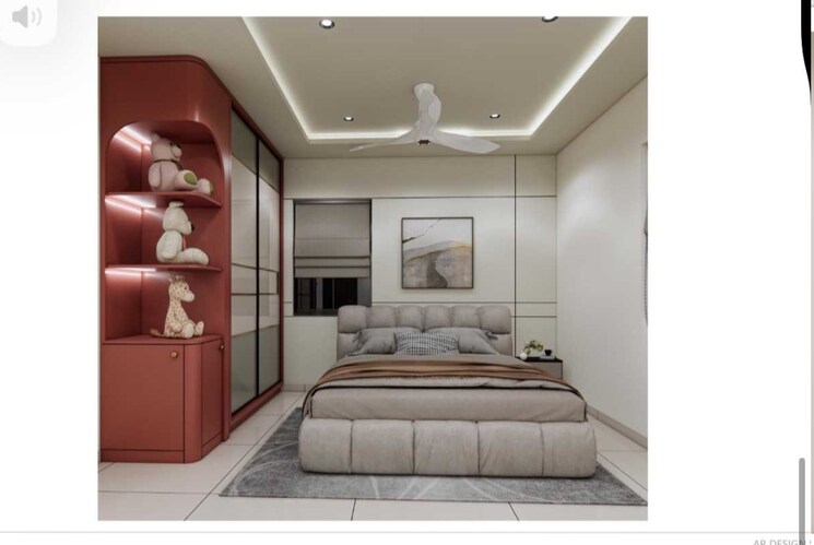 Bedroom, rajapushpa-provincia 3 Bedroom 1715 Sq.Ft. Apartment In Narsingi Hyderabad 9322108