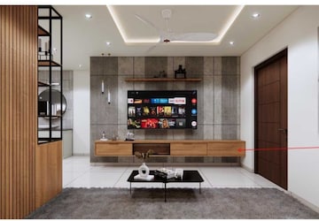 Living Room in 3 BHK Apartment at Rajapushpa Provincia, Narsingi – for Rent