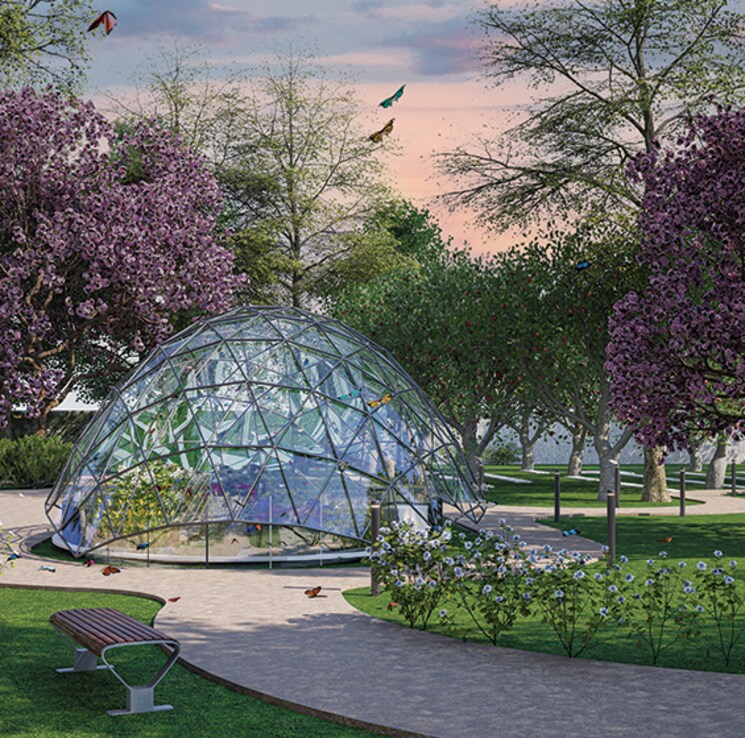 Garden, runwal-lands-end 2 Bedroom 631 Sq.Ft. Apartment In Kolshet Thane 9322111