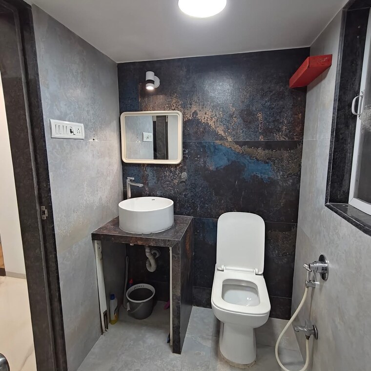 Bathroom, friends-apartment-bandra-west 3 Bedroom 1200 Sq.Ft. Apartment In B Block Bkc Mumbai 9322121