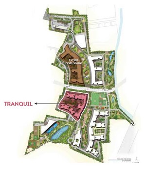 Staircase in 2 BHK Apartment at Brigade Cornerstone Utopia Tranquil Block, Varthur – for Rent