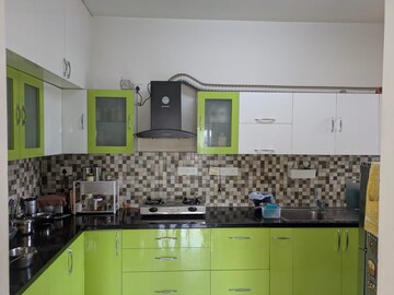 Kitchen in 2 BHK Apartment at Prestige Lakeside Habitat, Varthur – for Rent