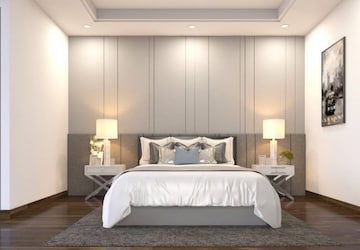 Bedroom in 4 BHK Apartment at Raghava Cinq, Financial District – for Sale