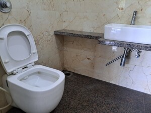 Bathroom in 1 BHK Apartment at Neminath Palace, Santacruz East – for Rent