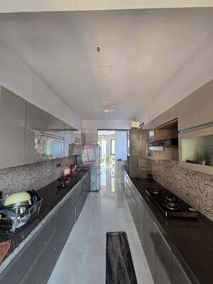 Kitchen in 6 BHK Apartment at Transcon Flora Heights, Andheri West – for Rent