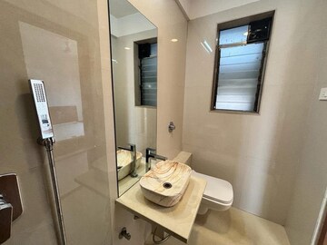 Bathroom in 3 BHK Apartment at Runwal Elegante, Andheri West – for Rent