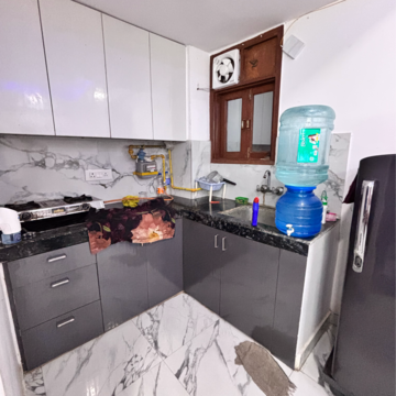 Kitchen in 1 RK Builder Floor at Malviya Nagar – for Rent
