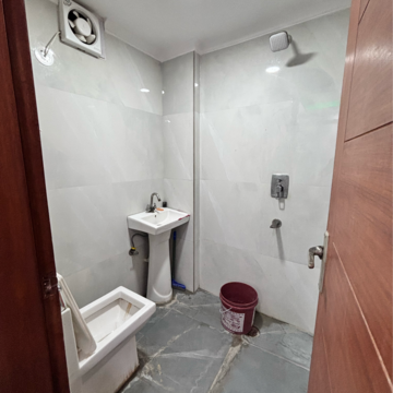 Bathroom in 1 RK Builder Floor at Malviya Nagar – for Rent